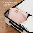 thumbnail image 5 of Fairnull Underwear Storage Bag High Capacity Large Opening Multi-partition Space-Saving Reusable Storage Dust-proof Portable Bra Underwear Bag Travel Use, 5 of 10