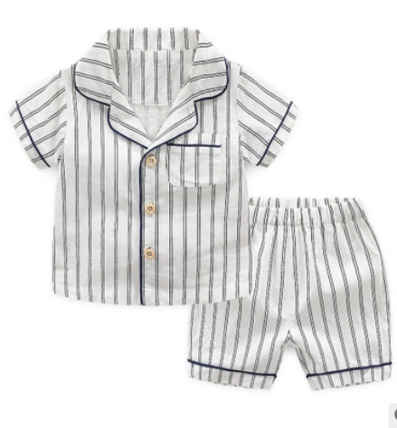 Hooyi Baby Boy Sleepwear Cotton Children Short Sleeve Tractor Pajamas Set