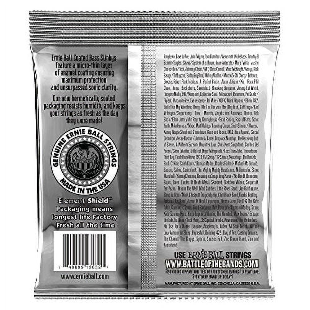 Ernie Ball Coated Bass Strings Regular