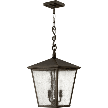 

Outdoor Pendant 3 Light Fixtures With Regency Bronze Finish Aluminum Material Candelabra Bulb 11 15 Watts
