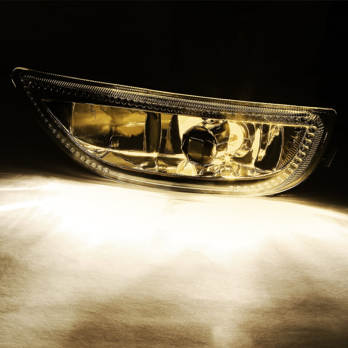 DNA Motoring FL-ZTL-206-AM For 01-02 Corolla Pair of Bumper Driving Fog Lights (Amber Lens) Fits select: 2001-2002 TOYOTA COROLLA