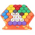 thumbnail image 4 of Rompecabezas De Bloques De Abeja, Juego De Mesa Lindo Juguete Educativo Juego De Rompecabezas De Panales Colorido Para Fiesta De Vacaciones Para Niños De 3 Años ANGGREK Otros, 4 of 8