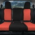 thumbnail image 4 of For 2022-2024 Nissan Frontier FH Group Custom Fit Neoprene Car Seat Covers Wateropoof - Red Rear Seat, 4 of 5