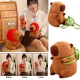 thumbnail image 5 of Nueva mochila de tortuga de 20 cm, juguete de peluche de capibara de animé, juguete de peluche de capibara suave, animales de peluche de simulación, muñeco de peluche Kawaii, 5 of 5