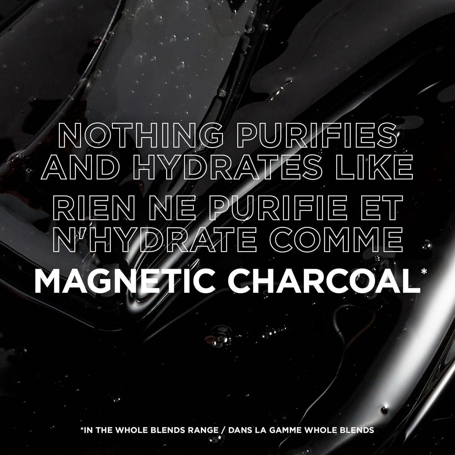 Garnier Whole Blends Revitalisant Purifiant Magnetic Charcoal pour Cuir Chevelu Gras, Hydrate les Pointes Sèches jusqu'à 48H, avec Charbon - 346ml