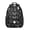 Butterfly and Sun, variant on Skull and Flower Gothic Pattern Backpack for School, Cute School Bag with Adjustable Shoulder Straps and Padded Back, 15.3"x11"x6.7"