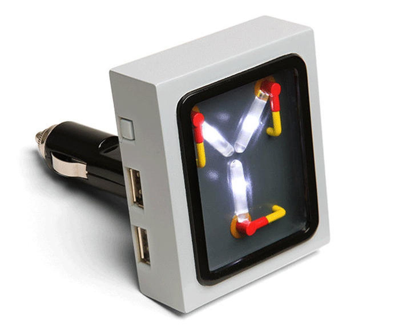 Back to the Future DeLorean Flux Capacitor Dash Instrument LED Warning Light Tag 