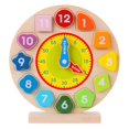 thumbnail image 1 of YSTIANN Wooden Sorting Clock Toy for Toddlers Ages 4-8 – Montessori Early Learning Tool for Time, Numbers, Shapes & Colors – Educational Math Gift for Kids AZ78-676, 1 of 5
