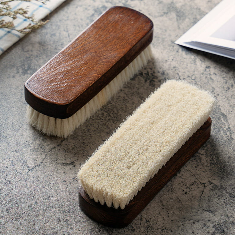 Oil Brush Maintain Shoe Grease Brushes Soft Fur Wood Durable High-quality  For Leather Or Fabrics Shoes Cleaning Buffing 