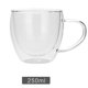 thumbnail image 2 of Double Wall Glass TeaCup Transparent Coffee Milk Water Mug 250ml, 2 of 5