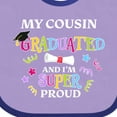 thumbnail image 4 of Inktastic My Cousin Graduated and I'm Super Proud Boys or Girls Baby Bib, 4 of 4