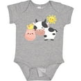 thumbnail image 3 of Inktastic Fun Farm Animals- Cow, Pig, Chick Boys or Girls Baby Bodysuit, 3 of 5