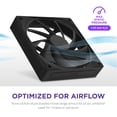 thumbnail image 2 of Ventilador para PC NZXT F120Q, 120 mm, silencioso, flujo de aire negro, 2 of 8