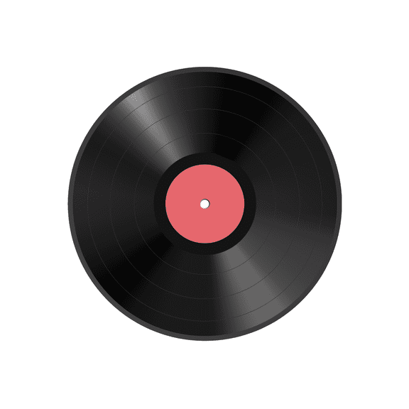 Whimsical Practicality's Vinyl Record Edible Icing Image Cake Topper-8 inch Round or Larger