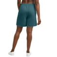 thumbnail image 2 of Hanes Originals Womens French Terry Raw Edge Shorts, 5" Inseam, Sizes XS-XXL, 2 of 6