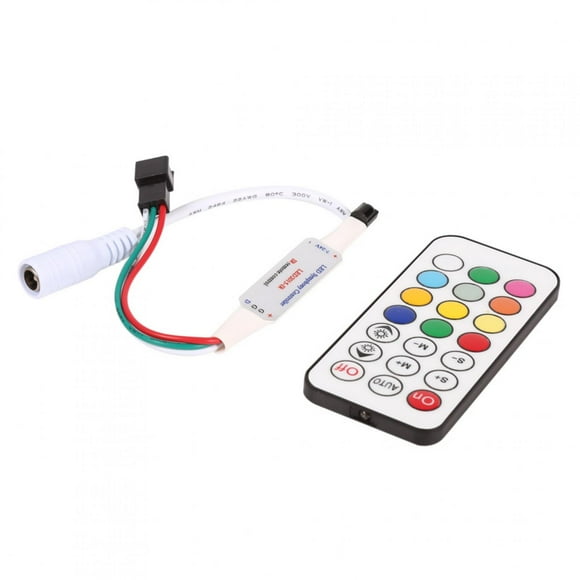 Fosa Mini 21 Keys IR Wireless Remote Controller For WS2811 WS2812B LED Strip Lights DC 5-24V, LED Controllers,LED Controller
