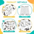 thumbnail image 3 of joogoo Cat Pattern Boys Swim Trunks Beach Swimsuit Shorts Boxer 5-6T, 3 of 8
