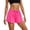 A-Hot Pink2341, variant on XIAONU Women's Solid Athletic Shorts Elastic Waist Drawstring Side Pockets Shorts