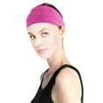 thumbnail image 2 of TRUBKH Running Headband Hair Bands Workout Headbands for Women Sweatbands Sweatbands for Women Sweat Rags for Men Sweat Headbands for Women Hot Pink One Size, 2 of 2