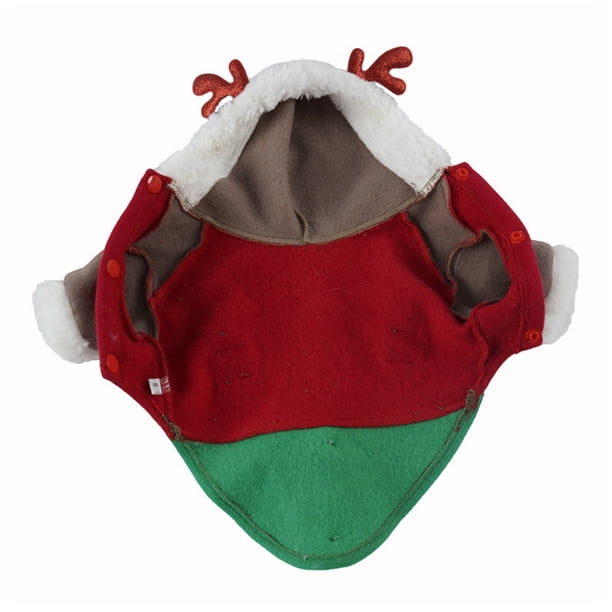 KAKOWELY 1 traje con diseño de alce para mascotas, disfraz para perros, ropa navideña para perros.