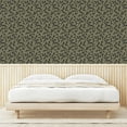 thumbnail image 3 of Ambesonne Floral Peel & Stick Wallpaper for Home, Simple Autumn Garden Flowers, 13"x36", Army Green Dark Grey, 3 of 5