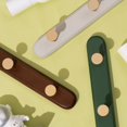 thumbnail image 3 of nipocaio 1 Piece Coat Rack, Bamboo Wall Mounted Coat Rack with 5 Hooks for Coats Jackets (Green), 3 of 3