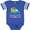 Football Blue and White, variant on Inktastic Gram Loves Me Grandchild Truck Boys Baby Bodysuit