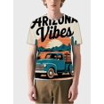 thumbnail image 2 of T-shirt short sleeve round neck summer casual loose N60, 2 of 5