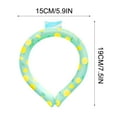 thumbnail image 3 of Bilqis Collier Glacé, Tube de Refroidissement pour le Cou / Bandelettes de Refroidissement Portables pour le Cou pour la Chaleur Estivale I Mains Libres Cold Pack / Refroidisseur de Cou Réutilisable, 3 of 3