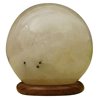 Reikiera Stone Ball Natural Black Rutile Stone Gemstone Sphere Energy Generator Crystal Healing Gift