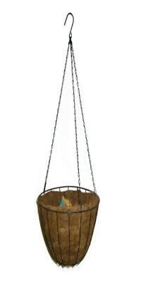 Panacea Square Double Diamond Hanging Basket in Antique Silver 35cm 