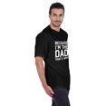 thumbnail image 2 of Inkmeso Men's Graphic Printed Because I'm The Dad That's Why Novelty Sarcastic Tshirt Crew Neck Tee For Daddy, 2 of 7