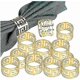 thumbnail image 1 of Napkin Rings And Holders, 12 Pcs Metal Napkin Ring Napkin Loop Holder For Table Decoration (12 Pcs-gold), 1 of 5