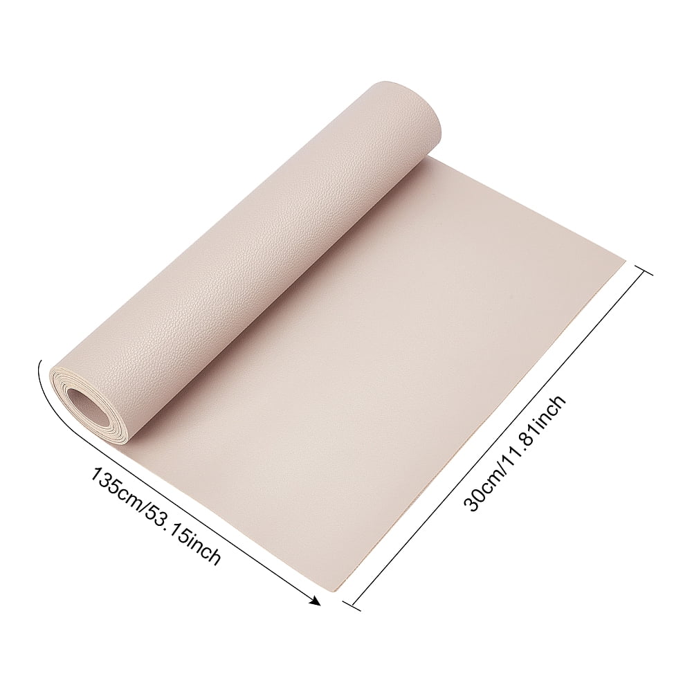 Imitation Leather Fabric for Garment Accessories Gray 135x30x0.12cm