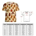 thumbnail image 2 of Autumn Harvest Maple Leaves Thanksgiving Women's Short Sleeve Tops Casual Blouses T Shirt, 2 of 6