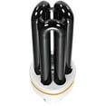 thumbnail image 5 of CFL Black Light Bulb, UV Ultraviolet Fluorescent Blacklight, Perfect for Halloween Blacklight, 15 Watts, 110/220 Volts, E27 Base, 5 of 7
