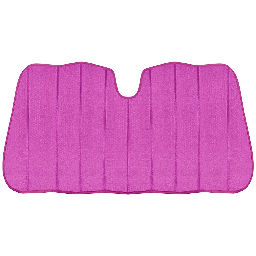 Pink Glitter Front Windshield ShadeAccordion Folding Auto Sunshade for
