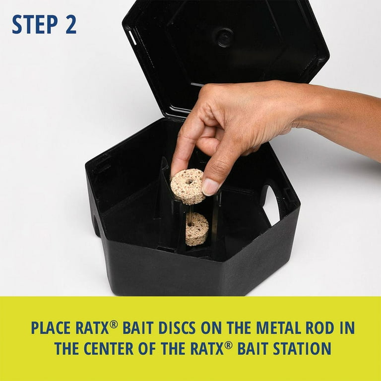 RatX, Small, Rat and Mouse Killer Bait Box 