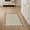 Tan Ivory, Pattern 1, variant on ODIKA 8'x10' Washable Area Rug Non-Shedding, Easy Care, Nursey Plaid Gingham Checkered Bordered Farmhouse Neutral Nirsery for King Size Bedroom Under Bed, Master Suite