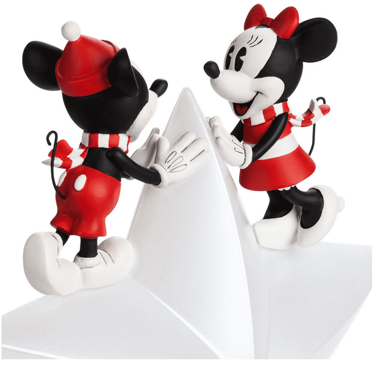 Disney Store Mickey and Minnie Light-Up Holiday Christmas