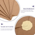 thumbnail image 3 of Raindrops 1Set Brown Paper Invitation Envelopes for Wedding Cards and Party Invitations Elegant Design, 3 of 5