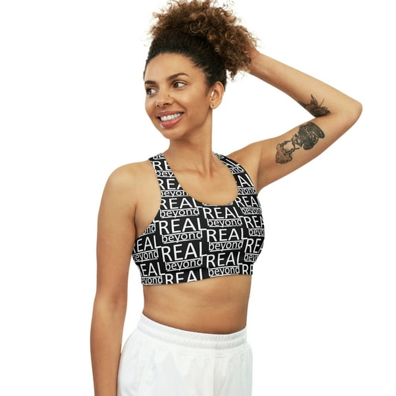 Seamless Sports Bra - Polyester/Spandex - "Beyond Real"