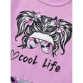 thumbnail image 6 of Hotiary 2Pcs Teens Little Girls Tracksuit Pant Outfit Sets Short Sleeve Crop Top & Sweatpant Casual Tee Top Cargo Pant Set, 6-14 Years, 6 of 7