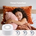 thumbnail image 6 of Mini Sound Machine for Baby Kids Adult: Portable White Noise Machine with 10 Non Looping Natural Soothing Sounds & 7 Color Night Lights, Brown Noise Machine for Pet, 6 of 7