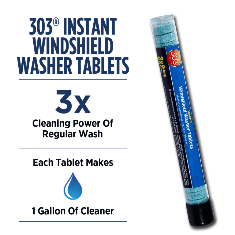 303 Products Windshield Washer Tablets - 25 Tablet Tube