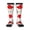 3 Black, variant on Women's Knee High Socks Retro Canada Flag Country Outdoor Casual Tube Socks