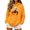hgg255-Yellow, variant on Ounisa Women's Halloween Print Hooded Long Sleeve Pullover Sweatshirt, Soft Cozy Top for Fall Casual Wear