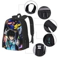 thumbnail image 3 of My Hero Academia Backpack, Anime Travel Laptop Backpack, Casual Daypack For College School, Back To School Gift For Men & Women,Unisex Computer Bag Fits 15 Inch Notebook, 3 of 9
