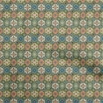 thumbnail image 1 of oneOone Rayon Olive Green Fabric Asian Kilim Craft Projects Decor Fabric Printed By The Yard 56 Inch Wide, 1 of 5