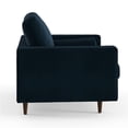 thumbnail image 3 of Pemberly Row Contemporary Performance Velvet Arm Chair in Blue, 3 of 4